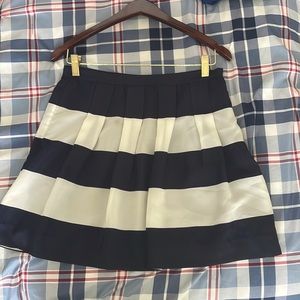 Jcrew striped mini skirt